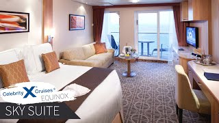 Celebrity Equinox | Sky Suite Full Walkthrough Tour & Review 4K | 2021