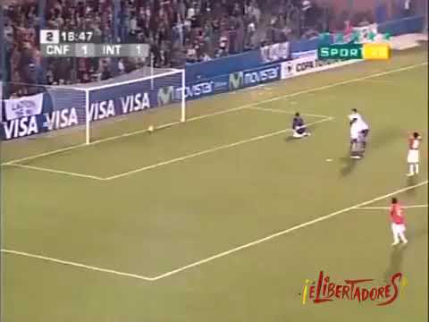 GOLAÇO DE RENTERIA CONTRA O NACIONAL-URU, NA LIBERTADORES DE 2006