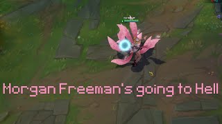 League of Legends - Morgan Freeman's going to Hell [Skyping w/ friends]