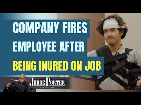 Company Fires Employee After He Hurts Himself At Work.