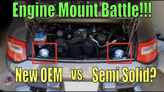 Are Semi Solid Engine Mounts Better than Stock? Test Review on My Porsche 911 (997)