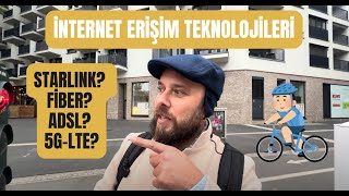 4K Almanya Frankfurt Bisiklet Sohbet: İnternet Erişim Teknolojileri Fiber, Starl