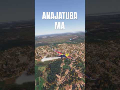 CHEGANDO EM ANAJATUBA PELO RIO | SOBREVOO INCRÍVEL NO MARANHÃO | FLIGHT SIMULATOR PS5 4K