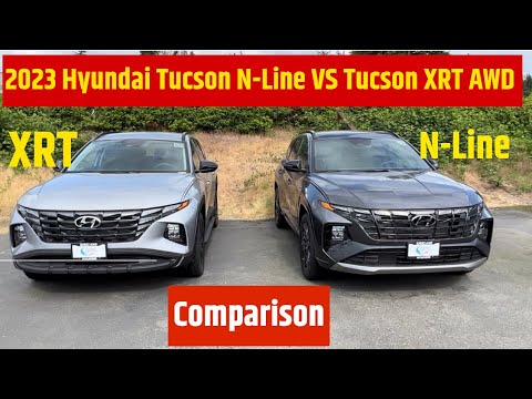 2023 Hyundai Tucson N-Line AWD VS 2023 Tucson XRT AWD Comparison