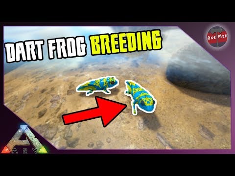 MAX LEVEL DART FROG TAME, BREEDING DART FROGS | JURASSIC ARK | ARK SURVIVAL EVOLVED [EP29]