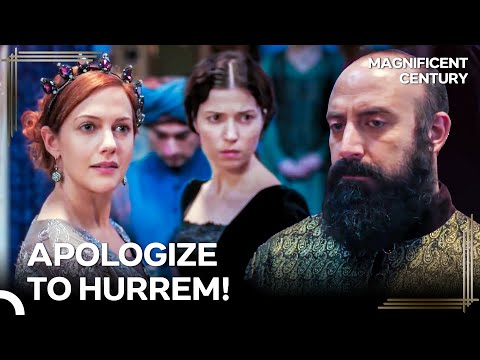 Suleiman PROTECTED HURREM In Front Of The Entire Harem! | Magnificent Century