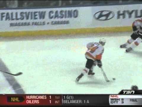 Ville Leino Elbows Matt Read (December 7 2011)