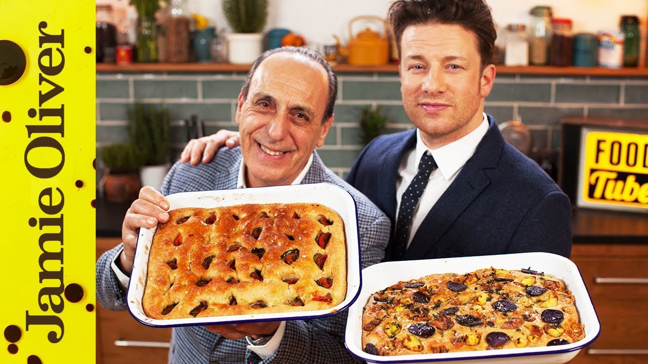 How to make focaccia: Jamie Oliver & Gennaro Contaldo