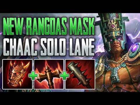 JUICY DAMAGE WITH NEW RANGDA'S MASK! Chaac Solo Gameplay (SMITE Conquest)