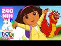 FULL EPISODES 240 Minutes Of Dora The Explorer With Magical Creatures Dora Friend