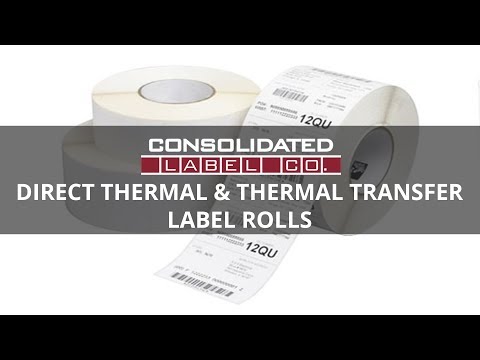 3 X 2 Thermal Transfer - Industrial Thermal Printer Labels - Permanent  Paper - 8 Roll OD - White - 4 Rolls/Case, LD32TT3P
