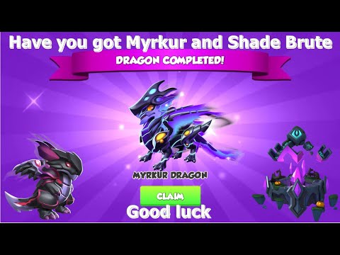 Have you got Myrkur and Shade Brute Dragon-Dragon Mania legends  Hatched Warg Dragon | DML