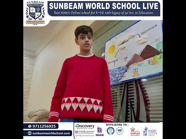 At Sunbeam World School, we encourage our students to explore, create, and share knowledge!