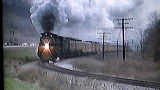preview picture of video 'Challenger Steam on CSX at Buchanan, KY on 11/19/1992'