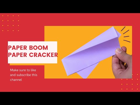 How to make a paper popper /Paper cracker /paper pataka  (GREAT IDEAS)