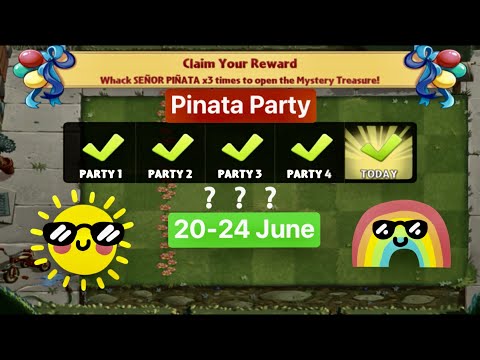 Plants vs Zombies 2 | Pinata Party | 20-24 June 2021