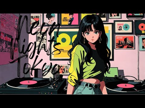 "Tokyo Mode" LOFI Playlist  💚🖤 Japanese city hiphop lofi chill beats Mix.