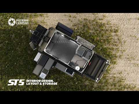LUXURY OFFGRID Camping | Interior Tour of the Patriot Campers ST5