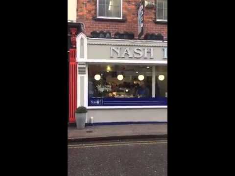 Walking thru Cork city - very wet - Princes Street