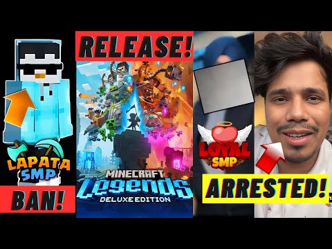 Minecraft YOUTUBER ARRESTED- Gamerfleet REACT! Minecraft Legends RELEASED! LAPATA SMP, LOYAL SMP