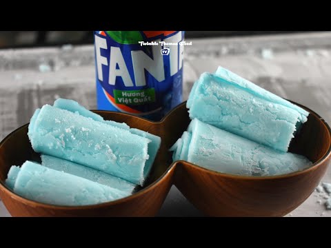 Fanta Blueberry Ice Cream Roll