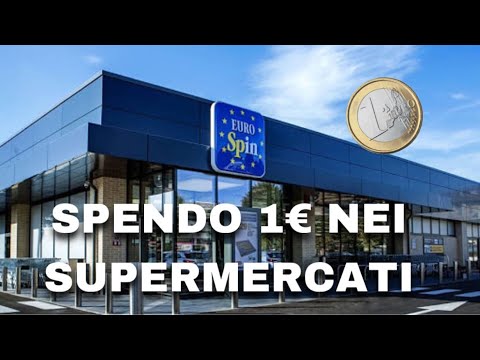 COSA COMPRO CON 1€ EM TUTTI I SUPERMERCATI ITALIANO (Pt.1)