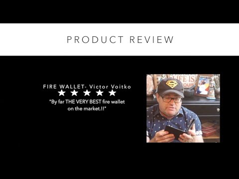 Perfect Fire Wallet. Vanish Magazine Review by Paul Romhany
