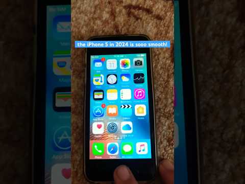 iphone 5 IN 2024 is actually really smooth! #iphone #oldiphone #iphone5 #apple