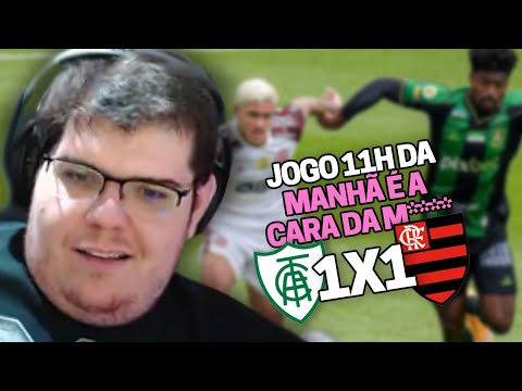 CASIMIRO REAGE À AMÉRICA-MG 1X1 FLAMENGO PELA 22ª RODADA DO BRASILEIRÃO 2021 | Cortes do Casimito