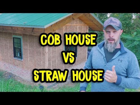 Cob House vs Straw House - Thermal Mass vs Insulation