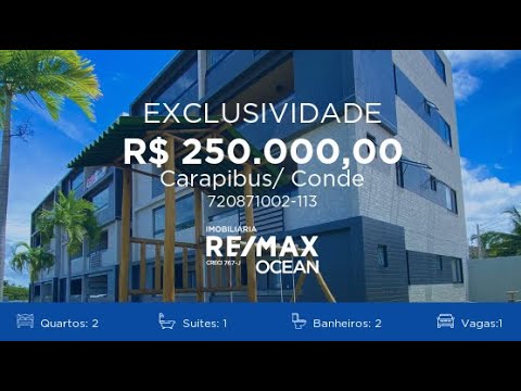 Apartamento Unno - ser único é viver em Carapibus 🏝️🏠