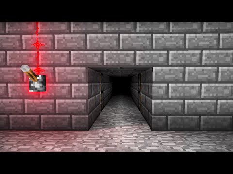 HIDDEN PISTON DOOR! - Minecraft Tutorial (Simple, Fast & Easy!)