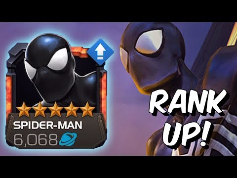 5 Star Symbiote Spider-Man Rank Up & Gameplay - Marvel Contest Of Champions 2018