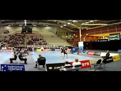 2016 NK badminton / Dutch Championships : Diving new footwork?