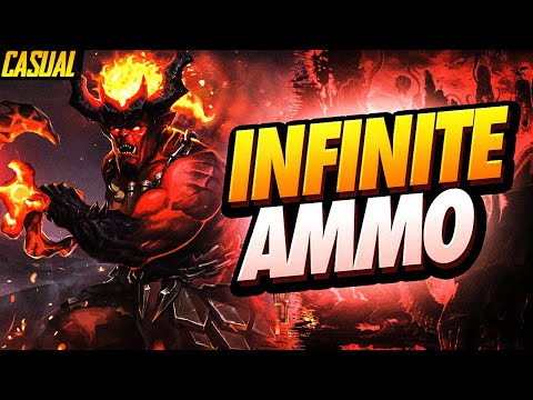 NEVER RELOAD GROHK TIME | Paladins Gameplay