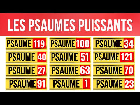 Psaumes pour dormir: Psaume 91, 1, 23, 119, 100, 34, 40, 51, 121, 27 (Les Psaumes Puissants)