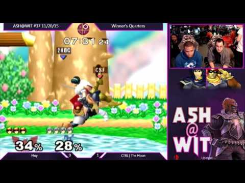 Moy (Falcon) vs The Moon (Marth) - ASH@WIT #37 Melee Winner's Quarters