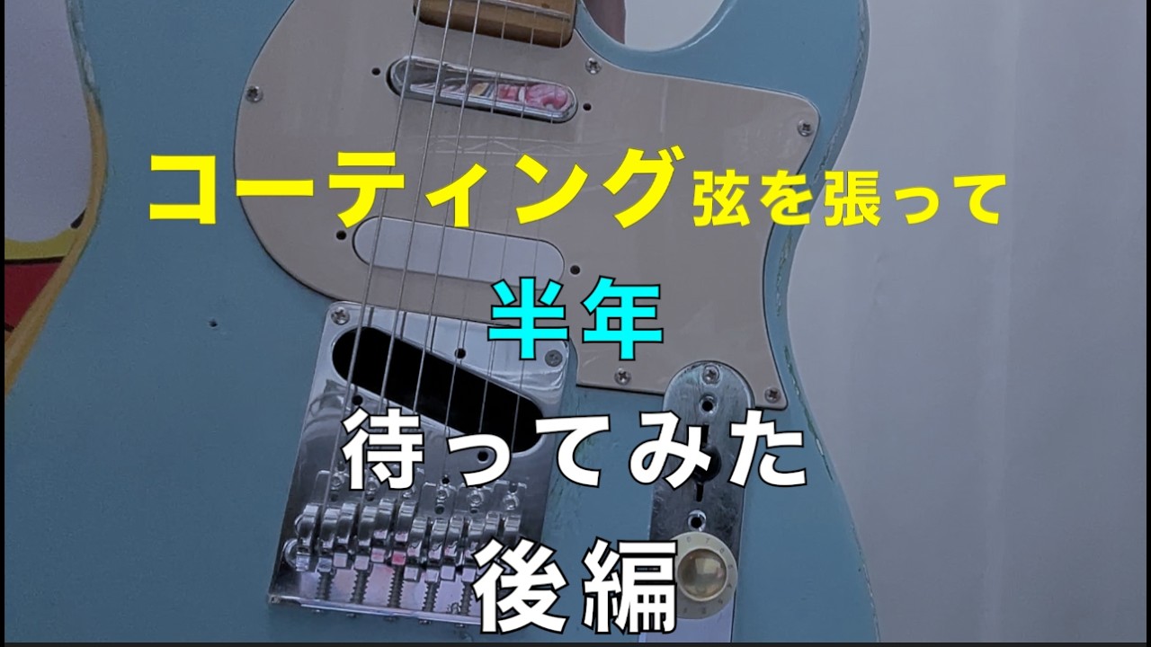【コーティング弦を】半年で比べてみる【エリクサー他】後編