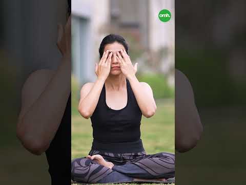 Eyelid Firmer Pose I How To Reduce Dark Circles With Face Yoga