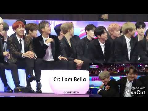 BTS REACTION TO EXO KAIBAEK AT MAMA 2017