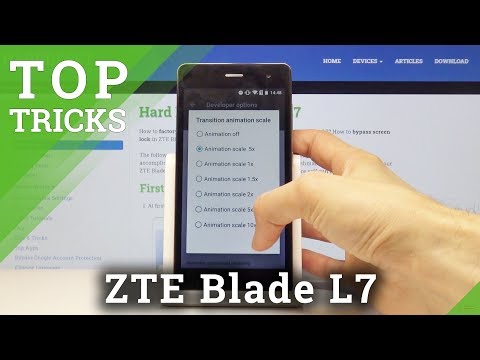 TOP TRICKS ZTE Blade L7 – Cool Options / Best Apps