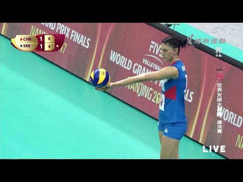 Tijana Boskovic | 2017.08.06 World Grand Prix | Final | China vs Serbia (12-6)
