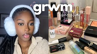 GRWM💗✨while we talk about my December, new upload schedule, where I’ve been.