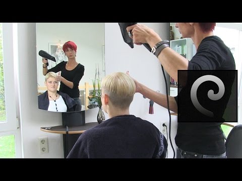 Download Youtube to mp3: extreme bowl cut women with shaved nape  blonde pixie undercut buzzcut 