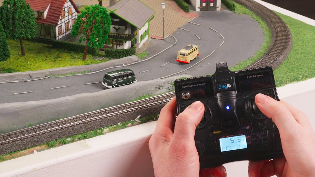 RC súprava VW T1 policajné auto a maltézska sanitka 1:87