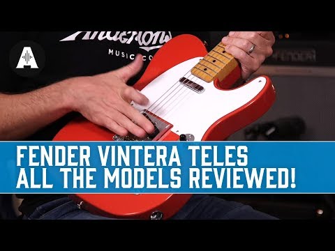 Обзор электрогитар Fender Vintera Telecaster