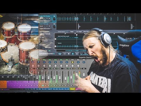 CONVERTING REAL DRUMS TO MIDI - SUPERIOR DRUMMER 3