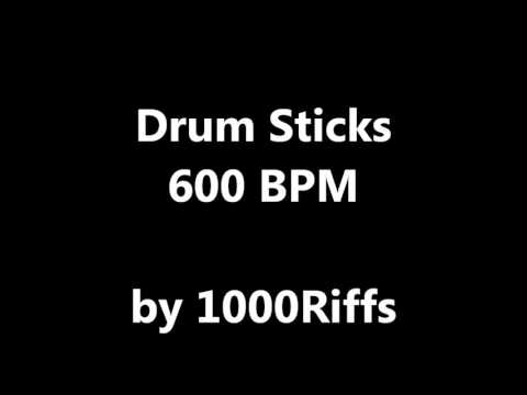 Drum Sticks Metronome : 600 BPM - Beats Per Minute