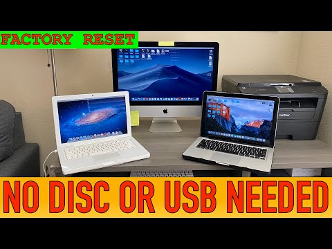 Factory reset your MacBook : Mac without restoration disc or usb