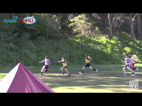 2017 NHRU Round 9 Premier 3 Highlights - Medowie Marouders Vs Newcastle University